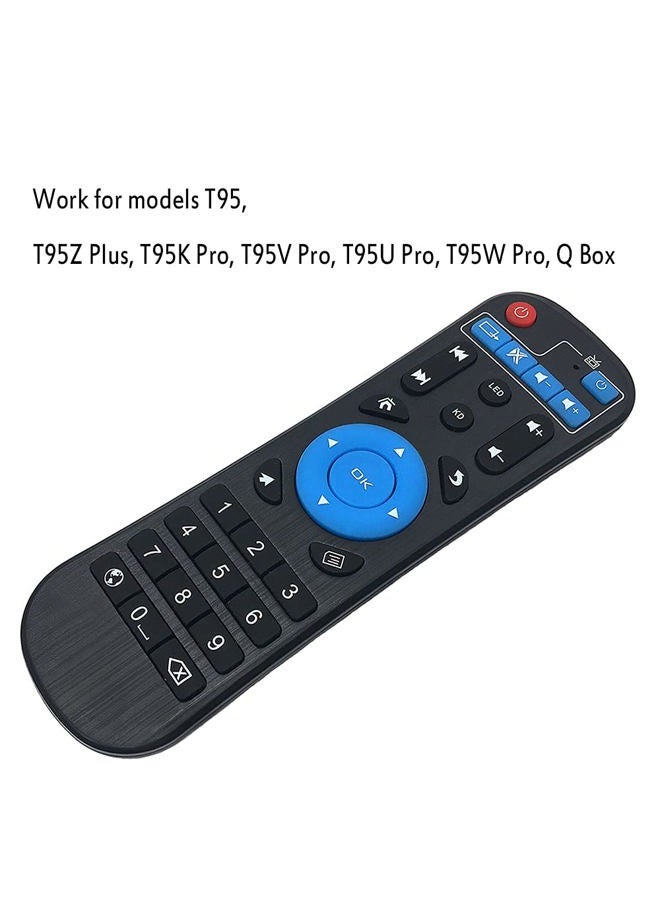Amiroko Replacement Remote Control for T95Z Plus, T95K Pro, T95V Pro, T95U Pro, T95W Pro, Q Box Amlogic S912 Android TV Box IPTV Media Player - Image 2