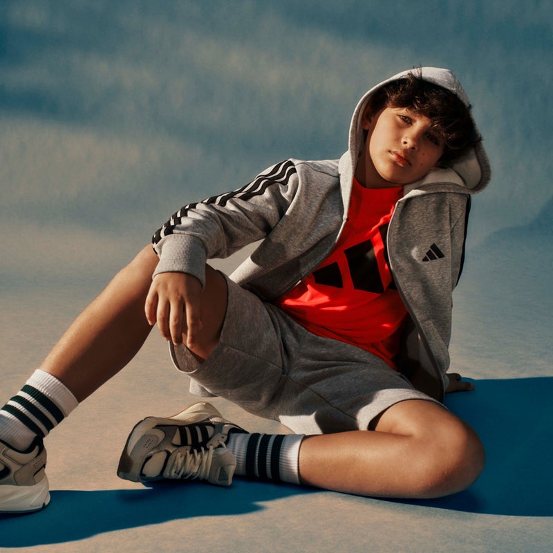 Adidas Essentials Cargo Shorts Kids - رمادي متوسط - Image 1