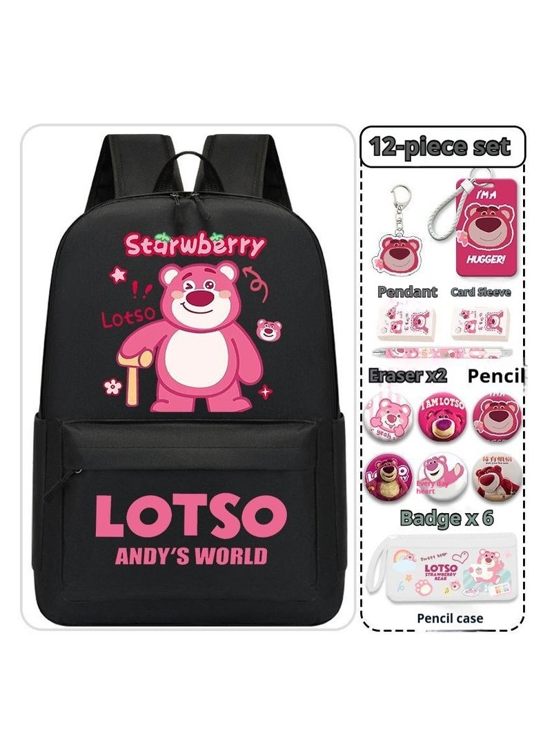 general 13-Piece Cartoon Lotso Backpack Set - Image 1