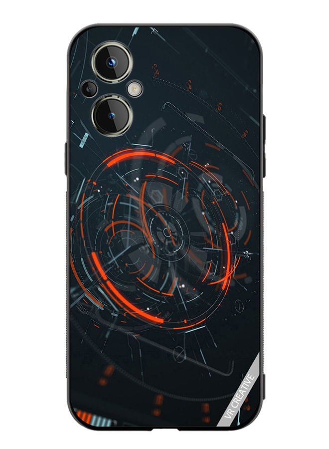 VR CREATIVE Protective Case Cover For OnePlus Nord N20 5G Tech Design Multicolour - Image 1
