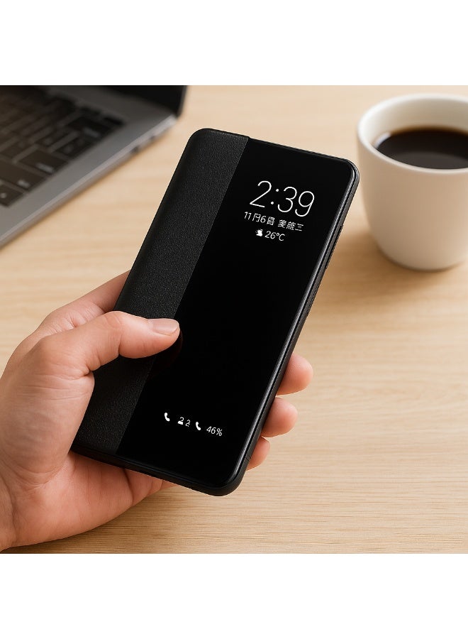 Smart Flip Cover Full Protection Case – Elegant & Stylish Design for Samsung A56 / Samsung A36 – Dark Blue - Image 5