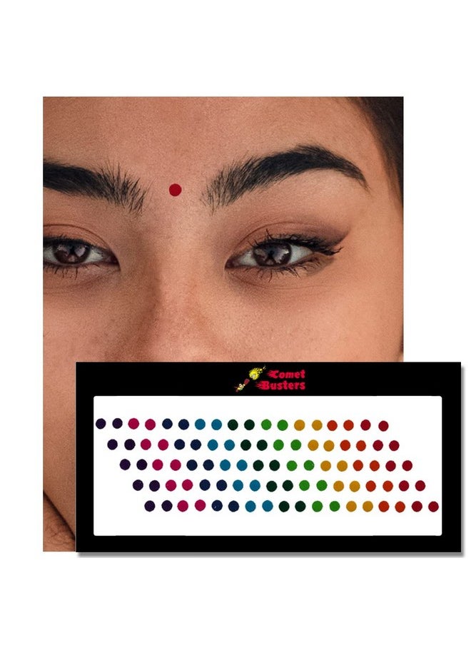 Comet Busters Beautiful Handcrafted Multicolor Round Velvet Bindis (5mm) (BIN1778) - pzsku/Z070AD65C47EC674D81A9Z/45/_/1741429474/02a5650f-6d2c-4e66-bd76-e95a7754b63e