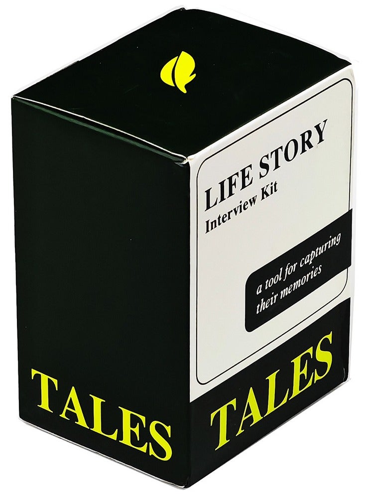 RedMapleTEK 150 Life Story Interview Cards Kit, Life Story Interview Kit, Family Game Night Interview Cards, Learn More About Parents And Grandparents Stories, Party Essentials - Image 1