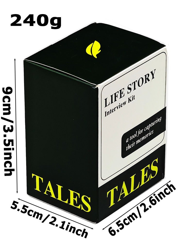 RedMapleTEK 150 Life Story Interview Cards Kit, Life Story Interview Kit, Family Game Night Interview Cards, Learn More About Parents And Grandparents Stories, Party Essentials - Image 4