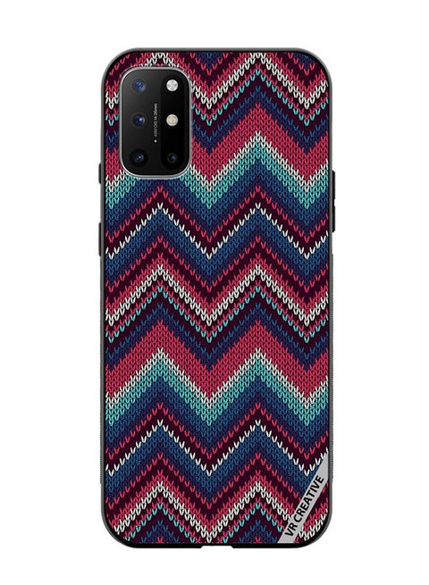 Protective Case Cover For OnePlus 8T Weaved Pattern Design Multicolour