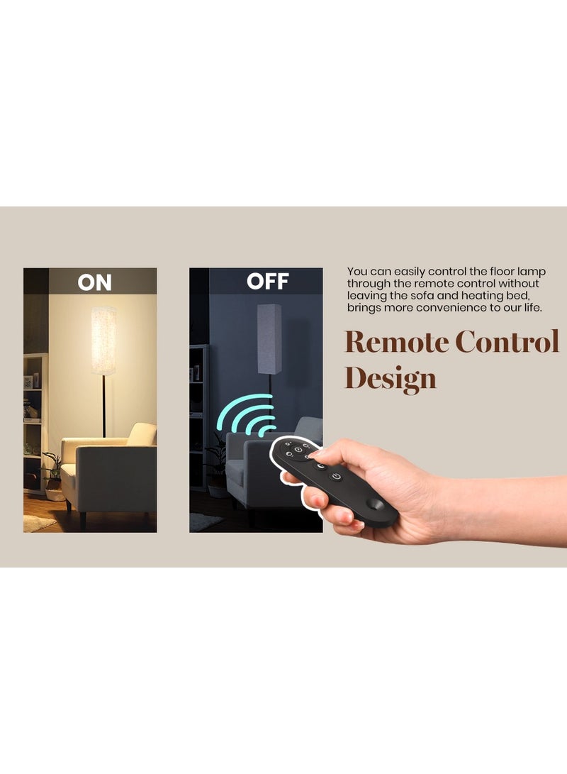 Bolivia's LED Floor Lamp with Remote Control, Modern Standing Lamp, 4 Color Temperature & Stepless Dimmer for Living Room Bedroom - Image 5
