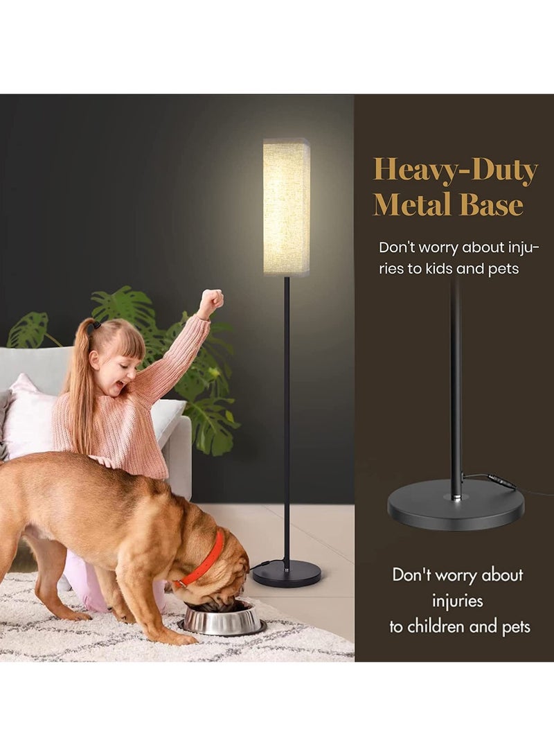 Bolivia's LED Floor Lamp with Remote Control, Modern Standing Lamp, 4 Color Temperature & Stepless Dimmer for Living Room Bedroom - Image 4