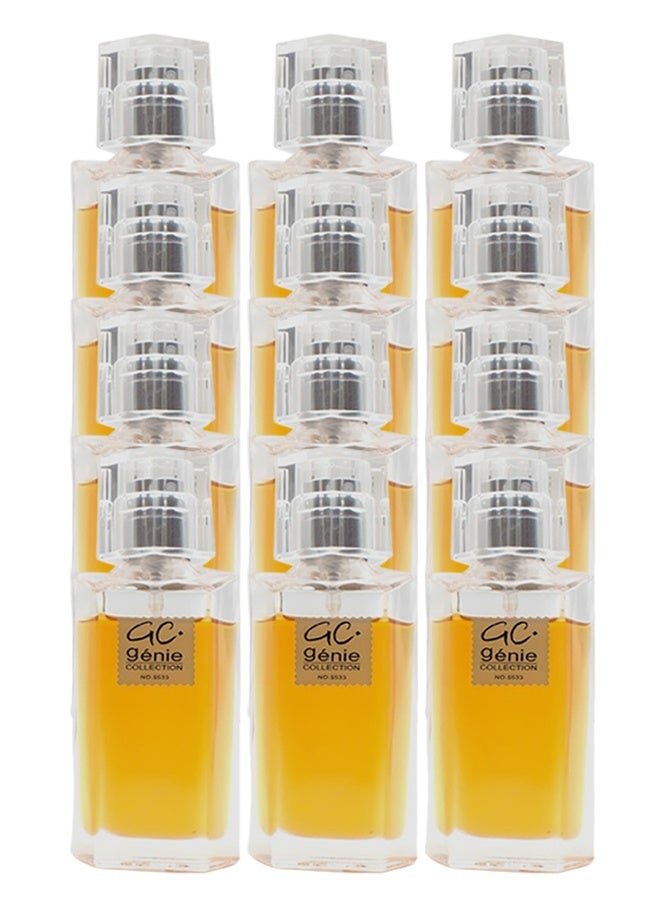 Genie Collection 12 Pieces Genie Perfume Number 5533 For Women 25ml EDP - Image 1