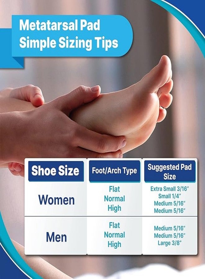 HAPAD Metatarsal Foot Pads for Women & Men, Medium (Pair) - Supportive, Breathable, Comfortable, Lightweight Ball of Foot Pad for Shoes & Heels - Cushions for Metatarsalgia, Mortons, Neuroma - Image 4
