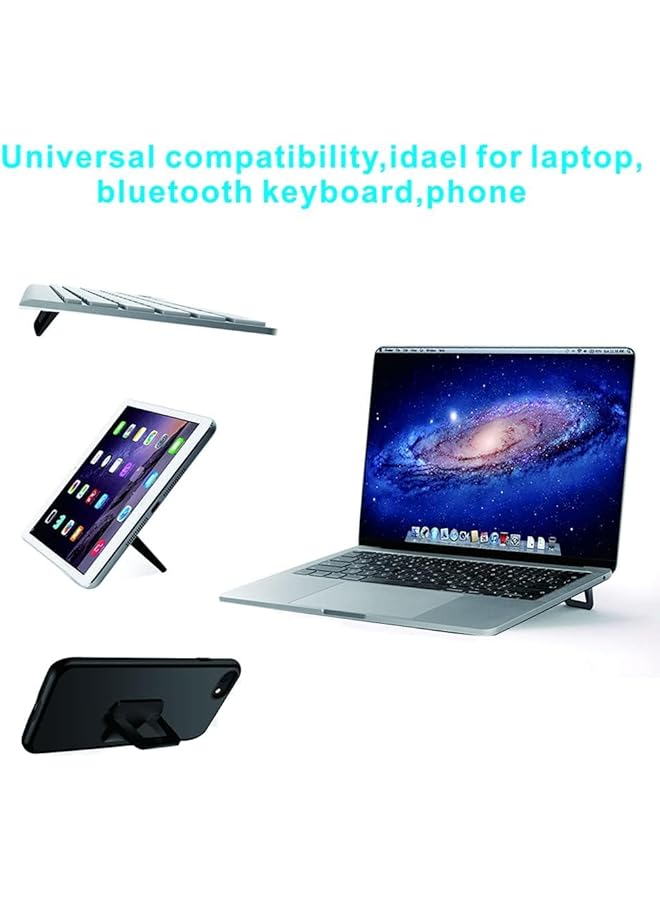 erorex 2Pcs Self Adhesive Mini Portable Laptop Stand Invisible Computer Stand Foldable Ergonomic Desktop Stand Compatible With 10 17 Inch Laptops Tablets  - Image 4