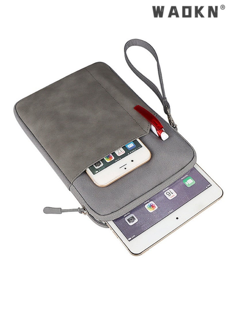 WAOKN Universal Tablet Bag with Handle,Tablet Sleeve Case,Suitable for 9-11 Inch Tablets, Portable and Organized Storage Pouch, Protective Design, Ideal for Travel and Work, Durable, Stylish - Image 1