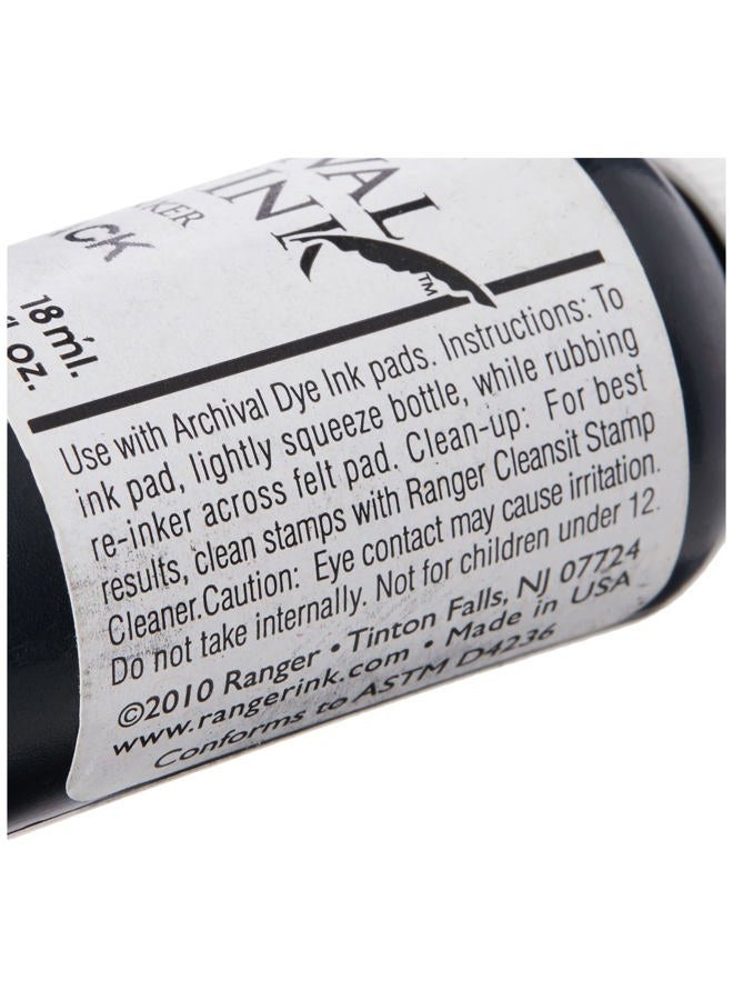 Ranger Archival Pad Re-inkers Industries Archival Re-Inker, Jet Black - Image 2