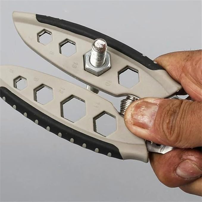 Cannagenix MultiFunctional Cable Stripper 9 in 1 Wire Stripper Circuit Cutter for Home and Office Use Grey Color