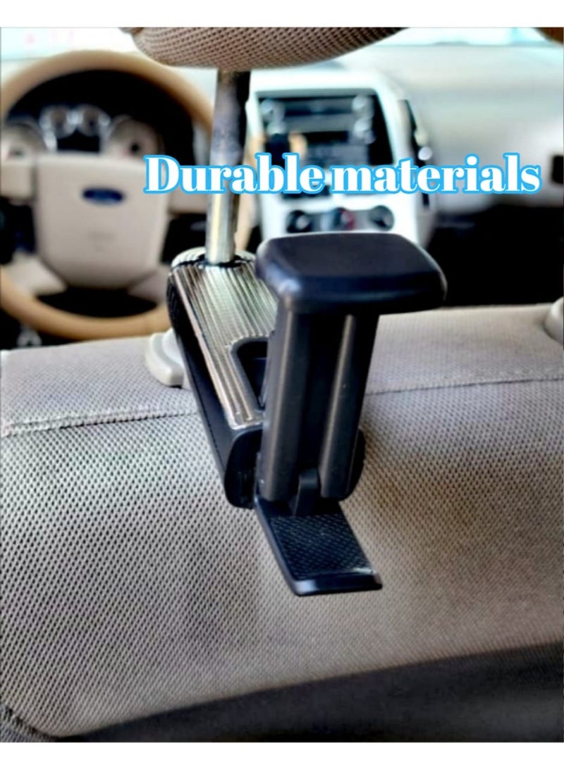 مينتو اوتو حامل الموبايل للمقعد الخلفي | خطاف حامل للهواتف على مسند رأس الكرسي في السيارة. - Image 2