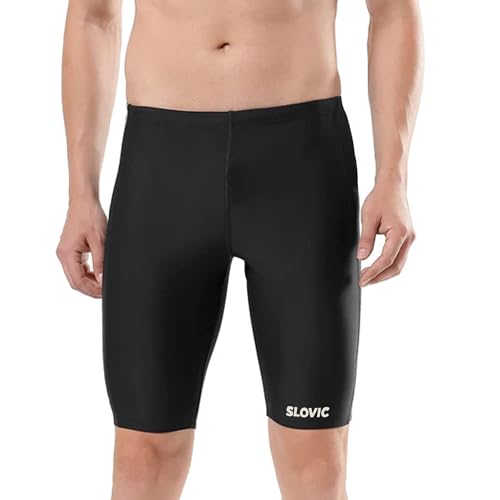 SLOVIC Swimming Shorts for Men | Swimming Costume | Trunk, Boys Swim Suit, Easy Adjustable, Breathable, Quick Drying Shorts for Swimming, Running Sports | Medium - Image 1