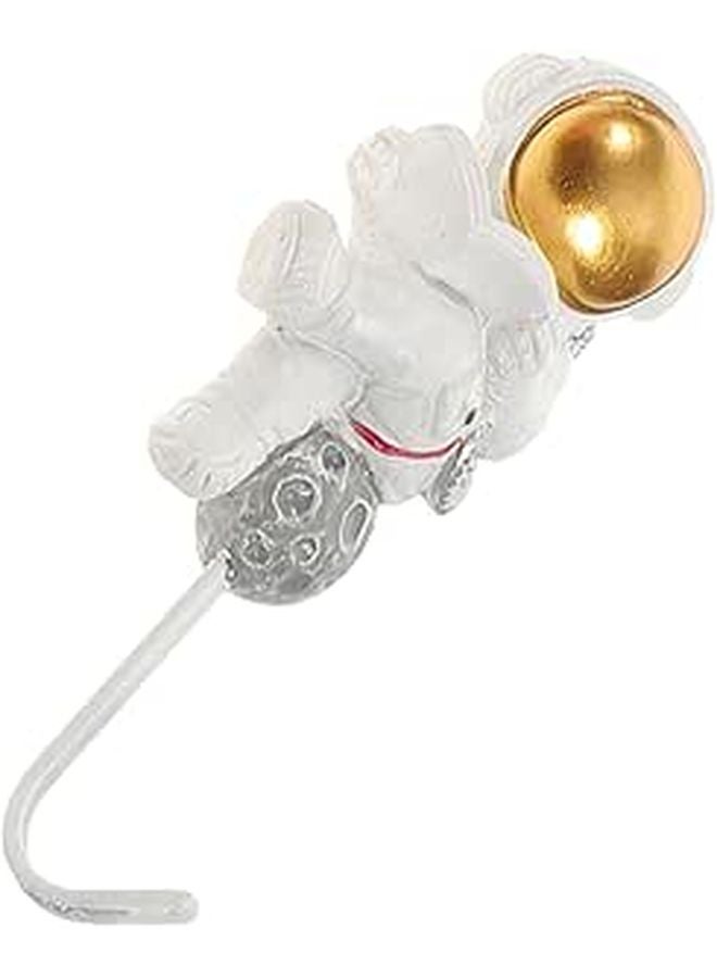 Self Adhesive Astronaut Resin Wall Hooks for Towel Robe Hat Home Bathroom Organization - Image 1