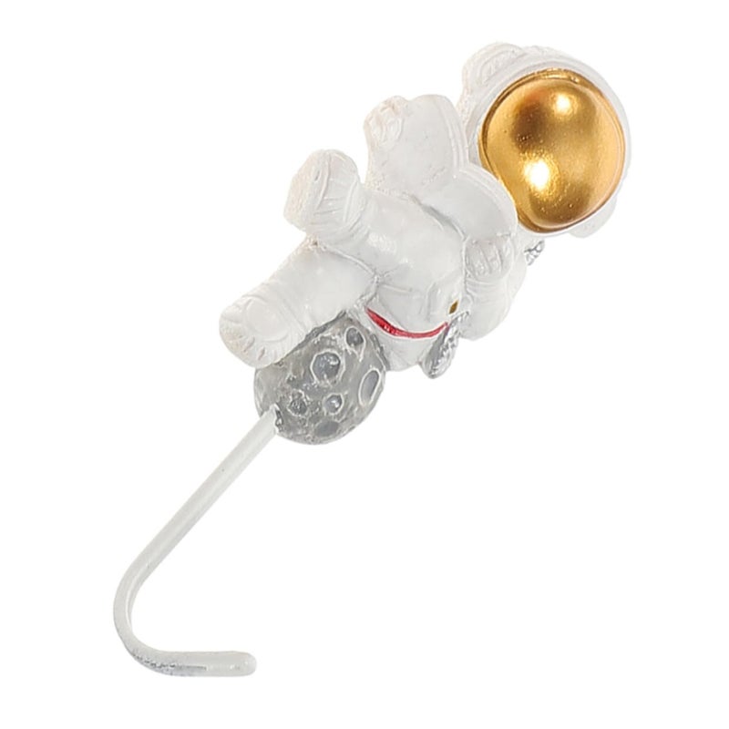Self Adhesive Astronaut Resin Wall Hooks for Towel Robe Hat Home Bathroom Organization - Image 2