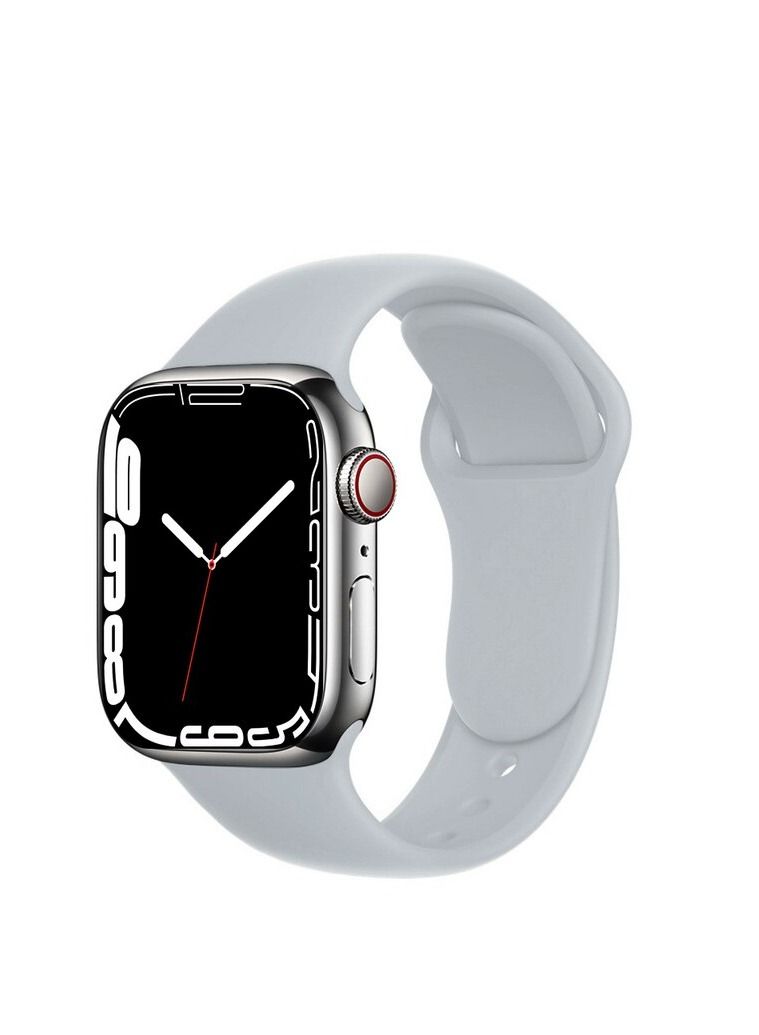 Apple Watch Band 41mm 40mm 38mm Soft Silicone Sport Band Replacement Wrist Strap Compatible for iWatch Apple Watch Series 7/SE/6/5/4/3/2/1 (41mm/40mm/38mm) - Image 1