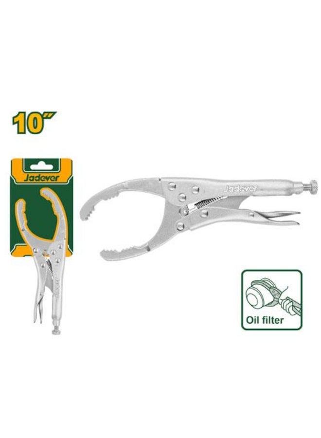 Jadever JADEVER Oil filter wrench plier 10 INCH JDLP8C10 - Image 1