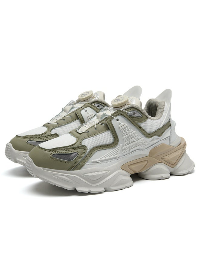 NIBEMINENT Lightweight Running Shoes for Men Woman Designer Wear Resistant Leather Casual Sneakers Lace Up Male Outdoor Sports Shoe - Image 3