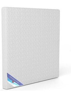 AL WADI FURNITURE King Size Medicated Mattress, Comfort Back Support, Reversible Use Option, Polyester Fabric, 180W x 210L x 12H cm - White  - Image 1