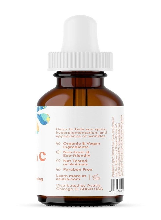 ASUTRA 20% Vitamin C Serum, 1 fl oz (Pack of 2) - Ferulic & Hyaluronic Acid, Vitamin E, Aloe, Jojoba, Brightening Face Serum - Image 4