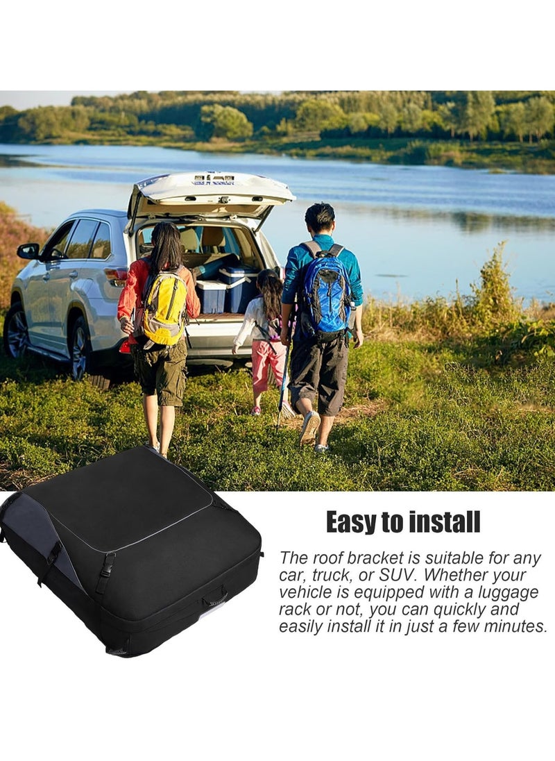 General - Roof Rack, Waterproof Roof Trunk, Foldable Roof Rack, Roof Rack with 6 Reinforced Straps, High Capacity Roof Trunk for SUVs - Image 1