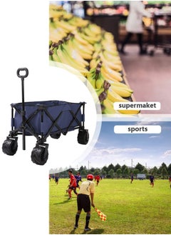 RENOVO Garden Cart Folding Trolley - Practical Trolley for Transporting Items and Materials Outdoors  - Image 3