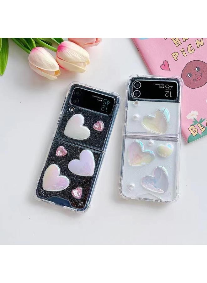 اس-توب جراب لهاتف Samsung Galaxy Z Flip6 مصنوع من مادة TPU الإيبوكسي Love - Image 3