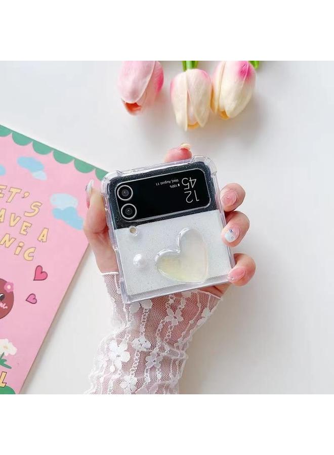 اس-توب جراب لهاتف Samsung Galaxy Z Flip6 مصنوع من مادة TPU الإيبوكسي Love - Image 5