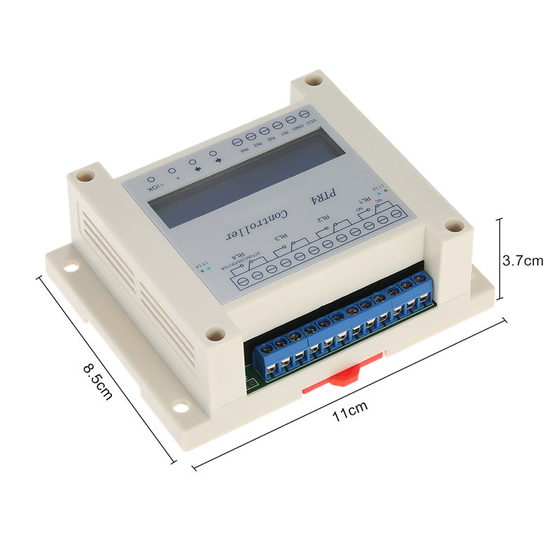 DC6-40V 4-Channel Programmable Digital Time Relay Timer Controller Delay Switch Module Independent Timing Cycle LCD Display - Image 2