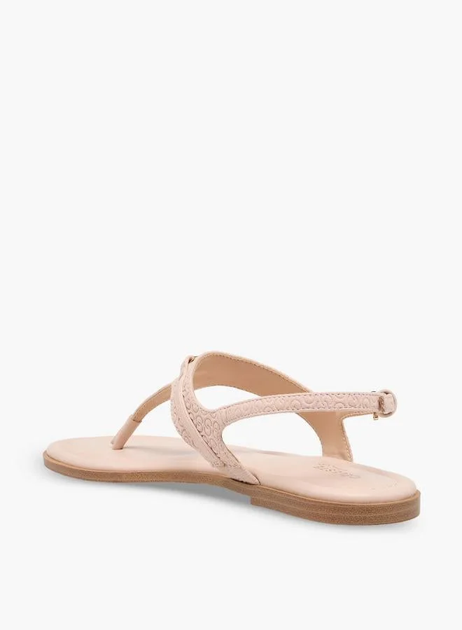 Celeste PINK Women Buckle Closure Thong Sandals for Women | Best Price UAE
