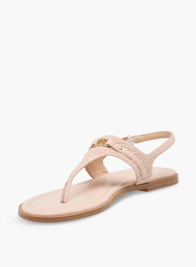 Celeste PINK Women Buckle Closure Thong Sandals for Women | Best Price UAE
