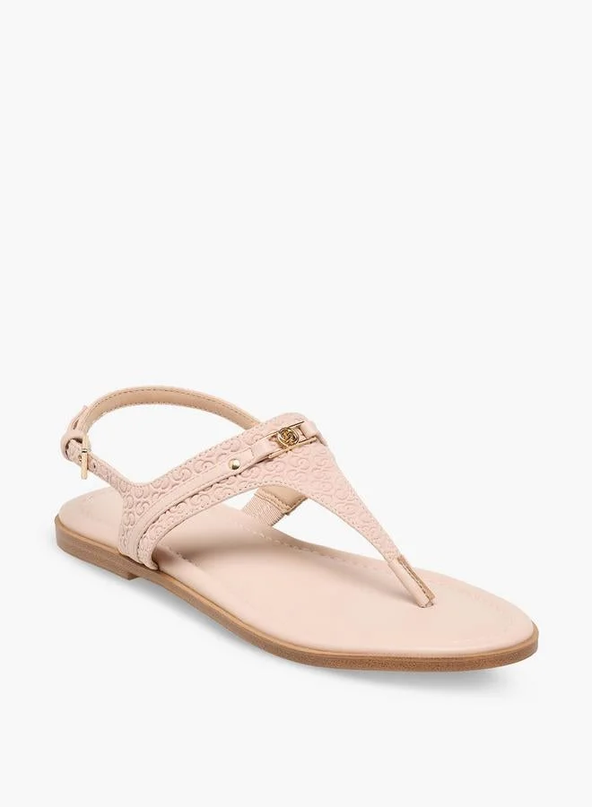 سيليست Women Buckle Closure Thong Sandals