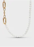 PANDORA Pandora Me Slim Freshwater Cultured Pearl Necklace