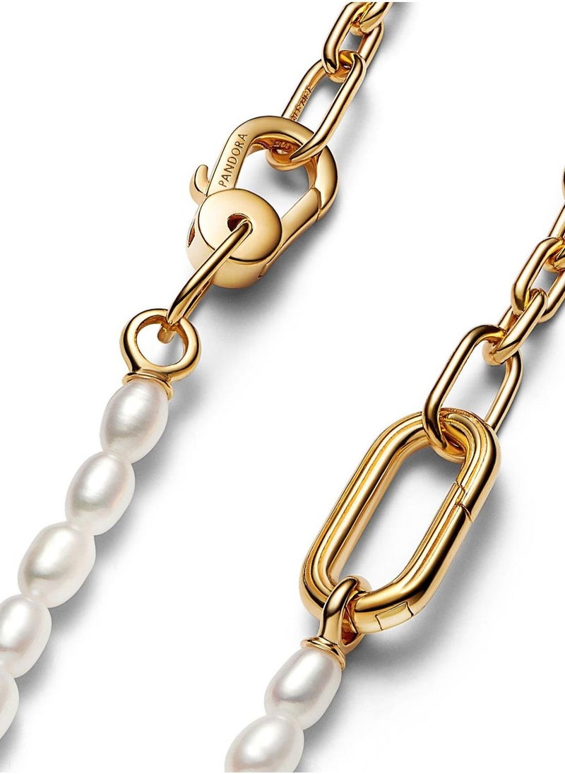 PANDORA Pandora Me Slim Freshwater Cultured Pearl Necklace  - Image 4