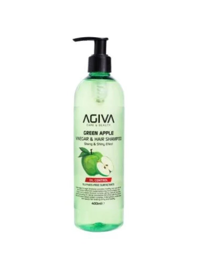 Green Apple Vinegar Shampoo for Oil Control & Hair Shine, 400ml