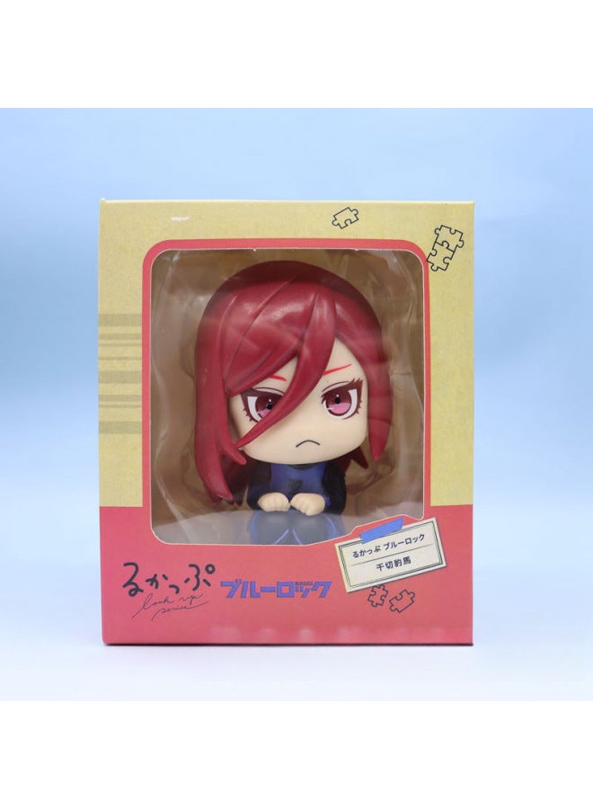 Exquisite Animation Hand Support Enlightenment Spell Xia Youjie Five Sitting Posture Fu Hei Tai Series Bone Worry-Color:♥Thousand-cut Panther Horse (color Box + Blister) - Image 1