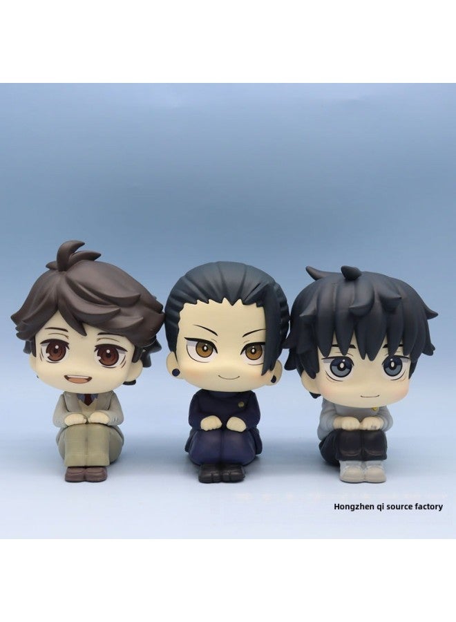 Exquisite Animation Hand Support Enlightenment Spell Xia Youjie Five Sitting Posture Fu Hei Tai Series Bone Worry-Color:♥Thousand-cut Panther Horse (color Box + Blister) - Image 3