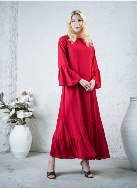Gorgeous Coral Maxi Dress for Your Next Event