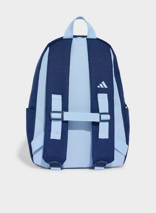 Adidas Logo Print Backpack For Kids 8-13 Years With Front Pocket - 12 L - Image 2