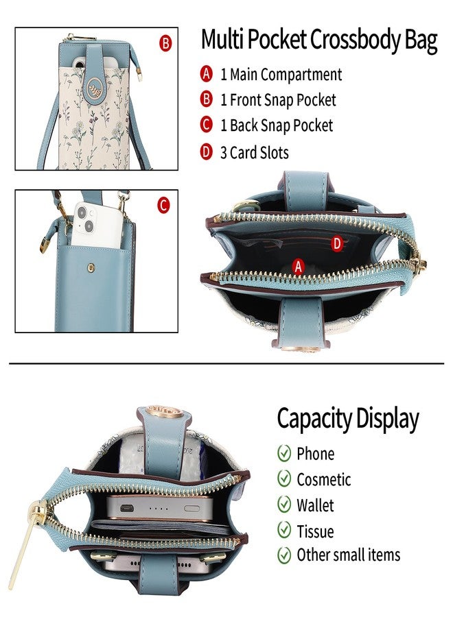 GAEKEAO Small Crossbody Bags for Women Leather Cell Phone Purse Bag Wallet with RFID Blocking Credit Card Slots - Image 4