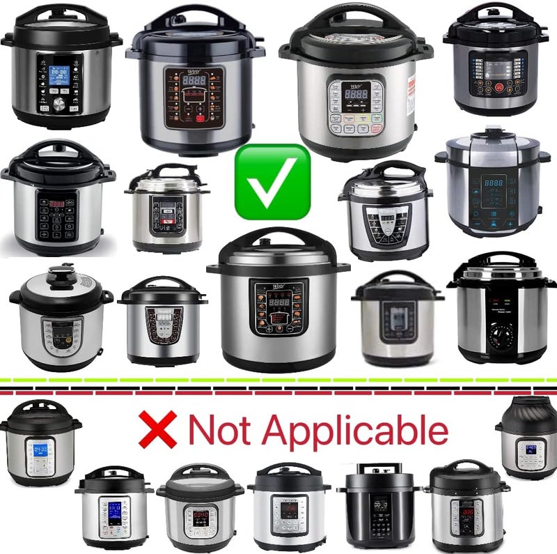 Wtrtr Pot 6 Quart NonStick Inner Pot electric Pressure Cooker.16.2-24cm Pot, (stainless steel 6-7L) - Image 3