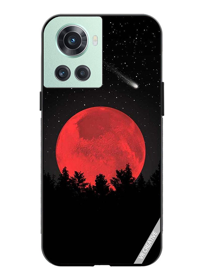 VR CREATIVE Protective Case Cover For OnePlus 10R Bloody Moon Design Multicolour - Image 1