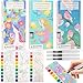 JCREN Watercolor Painting Books Pocket Watercolor Painting Coloring Kit Paint with Water Bookmarks Travel Activity Party Favors for Kids Toddlers Gifts for Boys and Girls - Image 3