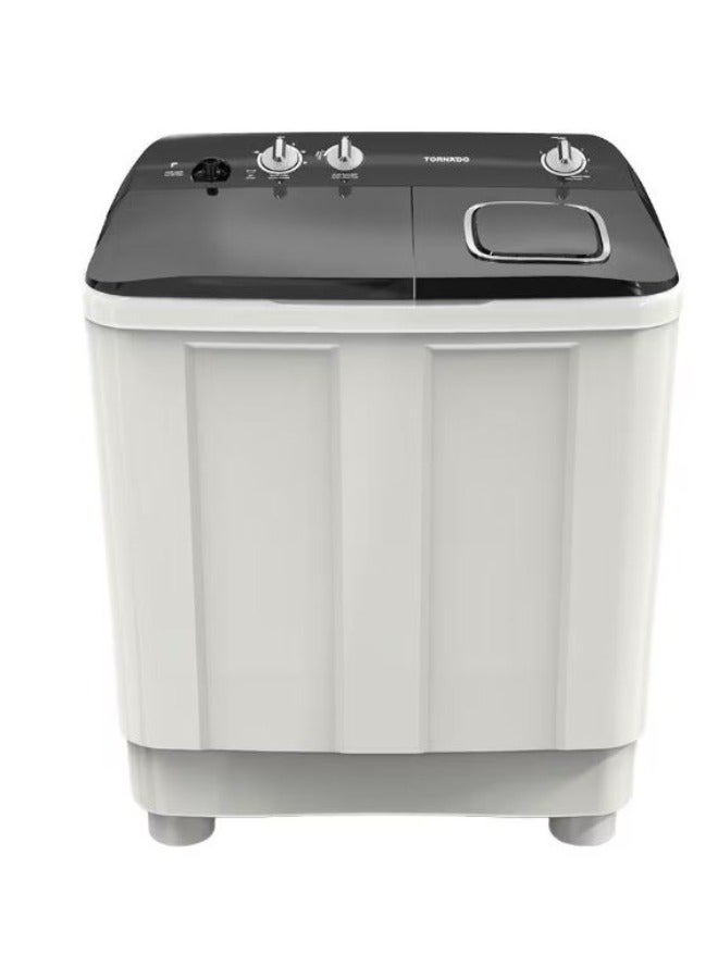 Washing Machine Half Auto 10 Kg White x Black TMH-HS10C(WK)