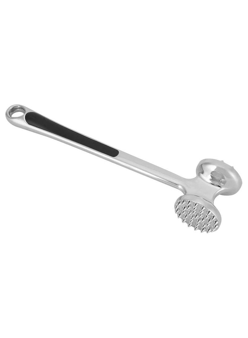 Serrated Meat Hammer  Guaranteed Stainless Material, Makes Meat Tender and Enhances Flavor, Non-Stick Surface, Convenient to Clean and Store Generic - Image 1