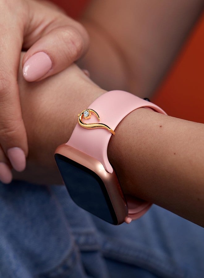 MINUTIAE Gold Plated Watch Charms for Women's & Girls (MNT0364_G) - Image 3