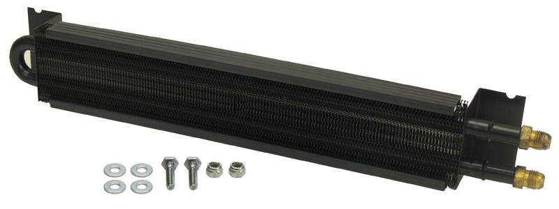 Derale 13221 Frame Rail Fluid Cooler  Black