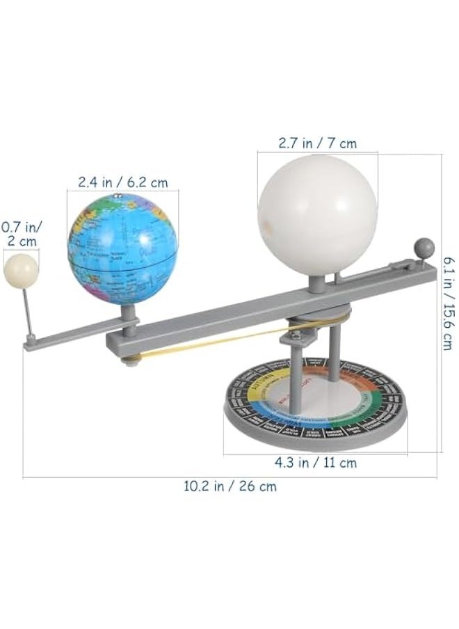 Sun, Earth & Moon Orbital Model, Sun Earth Moon Orbital Planetarium Model, Solar System Space Toy for Boys & Girls, Educational Planetarium Project Kit  - Image 2